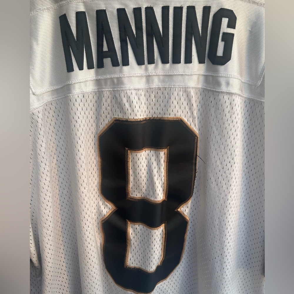 Mitchell & Ness Throwbacks New Orleans Saints #8 Archie Manning Stitched Jersey - Picture 5 of 7